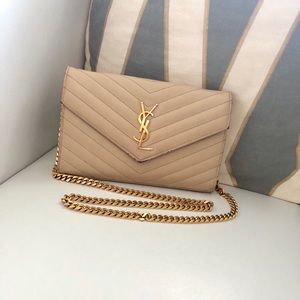 YSL monogramme wallet on chain crossbody